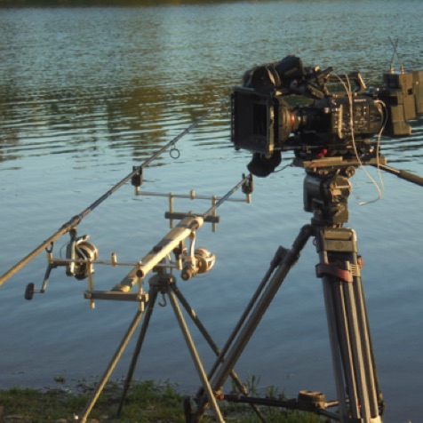 The BBC filming Fishing Impossible with me in 2016